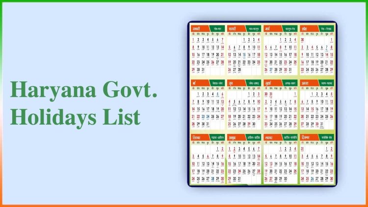 List of Holidays 2024 Haryana